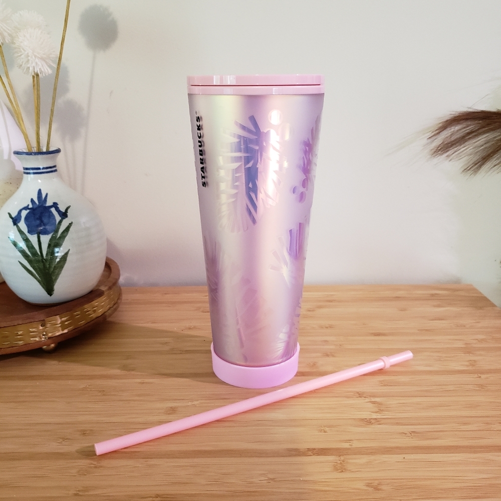 STARBUCKS 2019 LE Holiday Pink Pinecone Venti Tumber